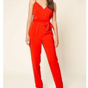 SugarLips Bright Red Jumpsuit